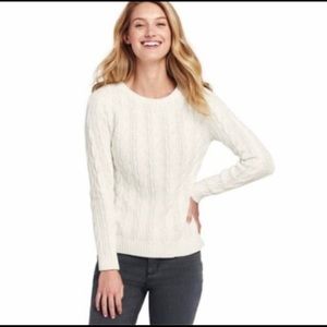 Lands’ End Cable Knit Sweater-Drifter